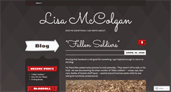 Desktop Screenshot of lisamccolgan.com